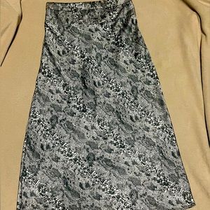 *Price Drop* Free People long snake print skirt.